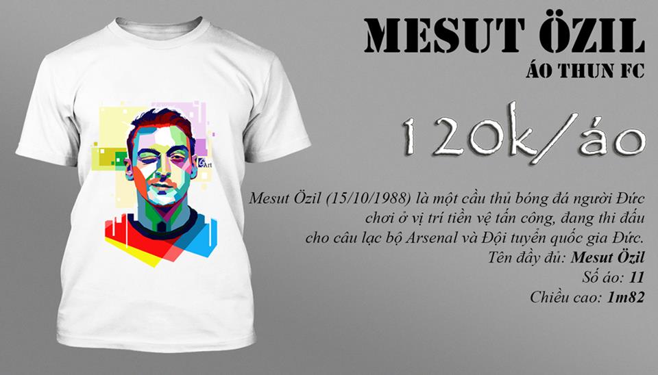 Áo thun Mesut Ozil