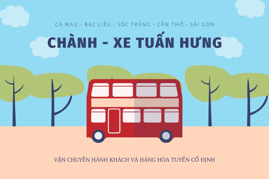 Tổng đài đặt vé - Số điện thoại xe Tuấn Hưng | Tuyến Cà Mau - Sài Gòn
