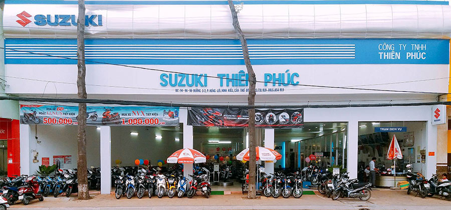 Đại lý xe máy Suzuki chính hãng tại Cần Thơ  Cần Thơ Plus
