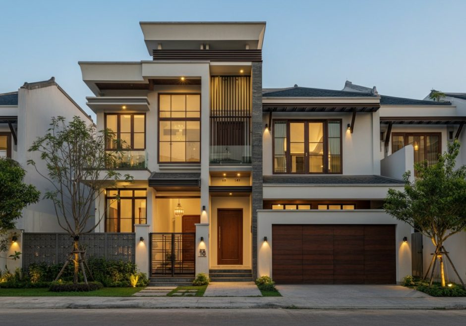 Mẫu nhà đẹp hiện đại 2 tầng thiết kế bởi Mai Huỳnh